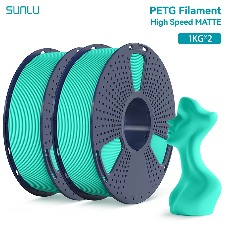 Filament SUNLU PETG High-Speed Zielony Matowy (GREEN MATTE)