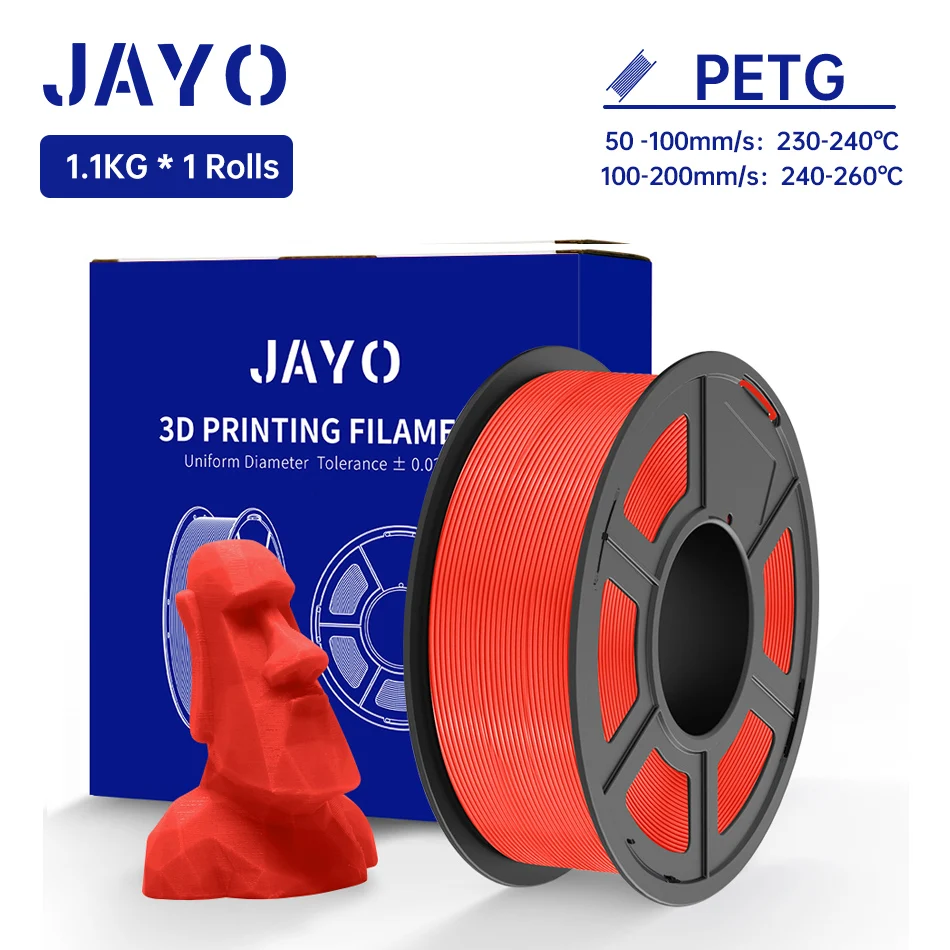 Filament JAYO PETG Czerwony (RED)