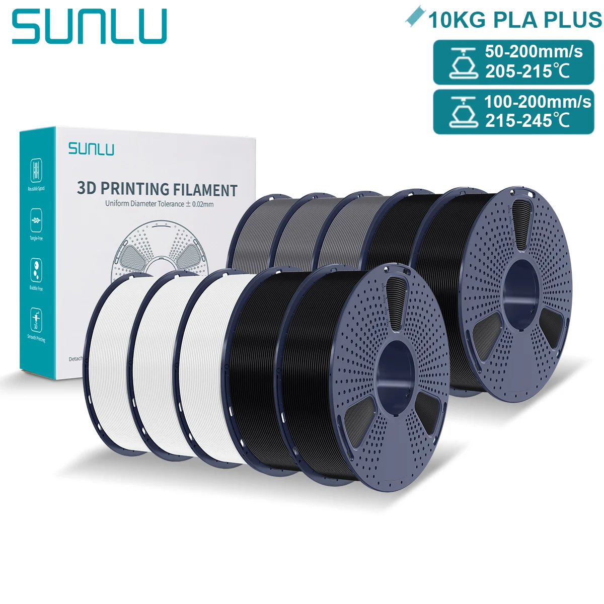Filament SUNLU PLA Plus 