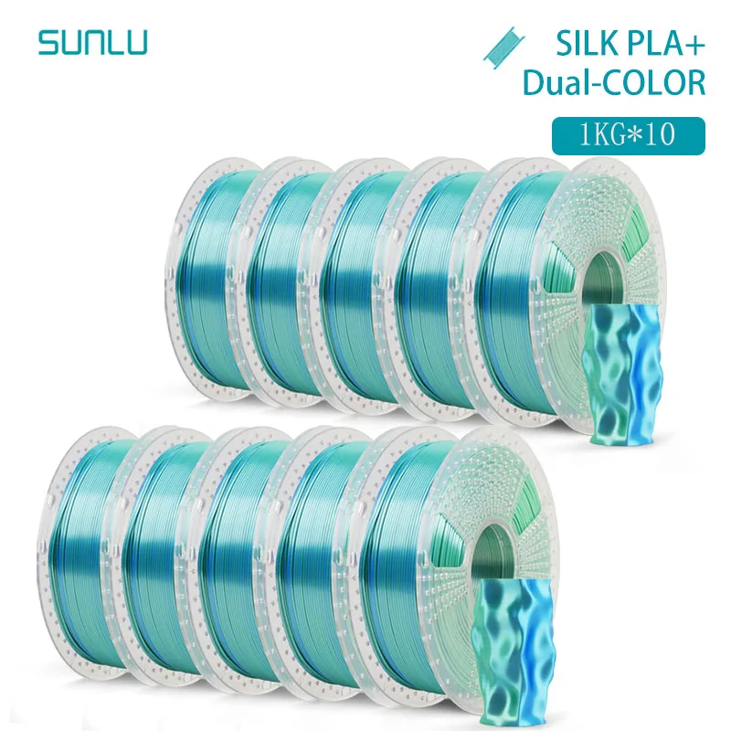 Filament SUNLU PLA  Dwukolorowy Jedwabny (DUAL SILK)