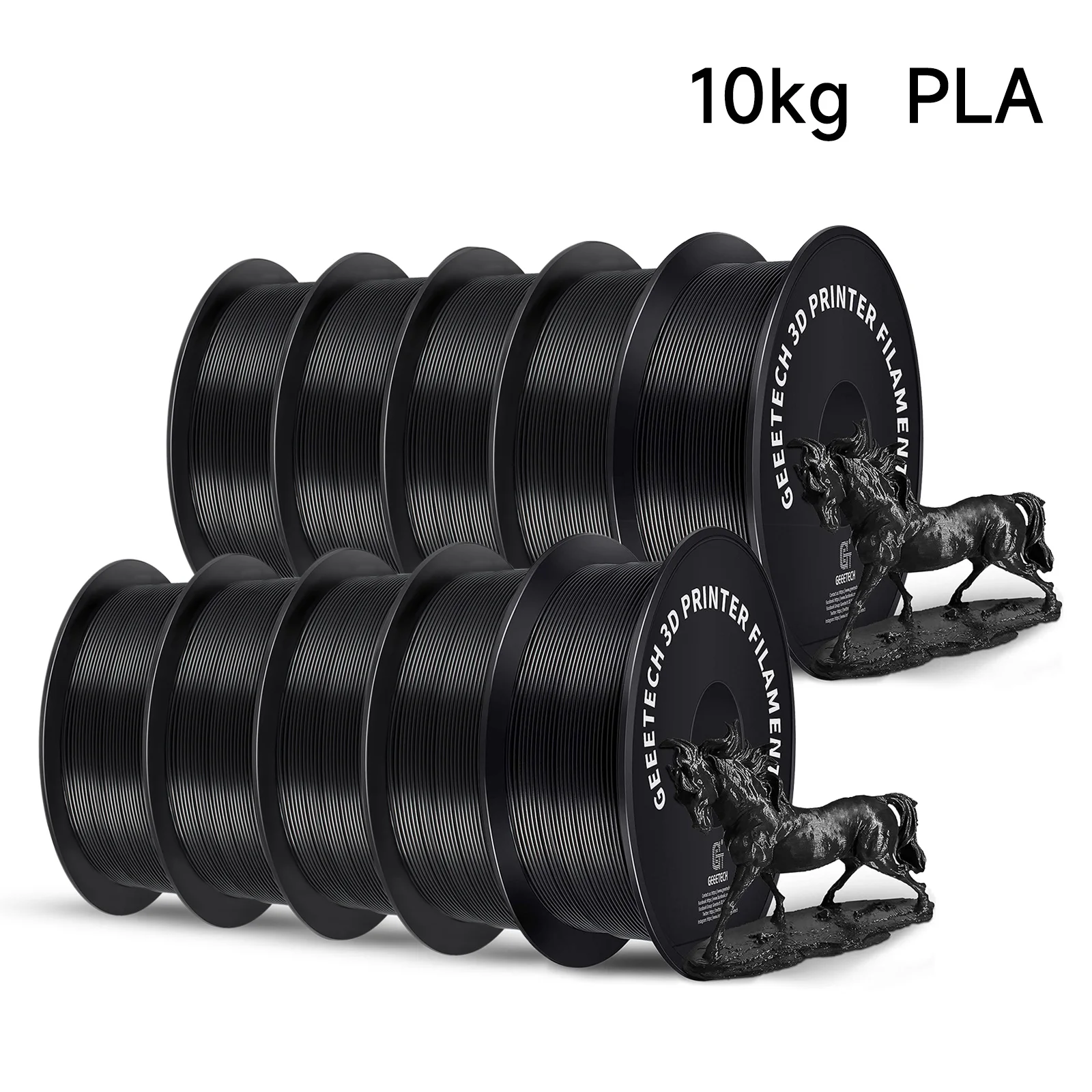 Filament GEEETECH PLA Czarny (BLACK)