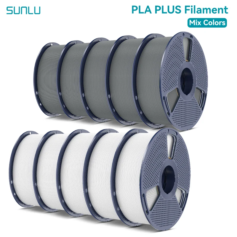Filament SUNLU PLA Plus Biały (WHITE)