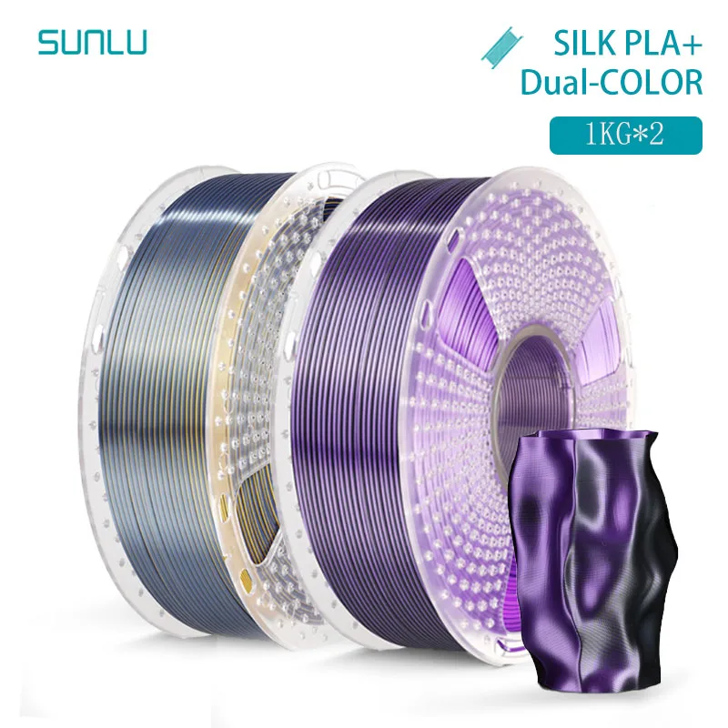 Filament SUNLU PLA  Dwukolorowy Jedwabny (DUAL SILK)