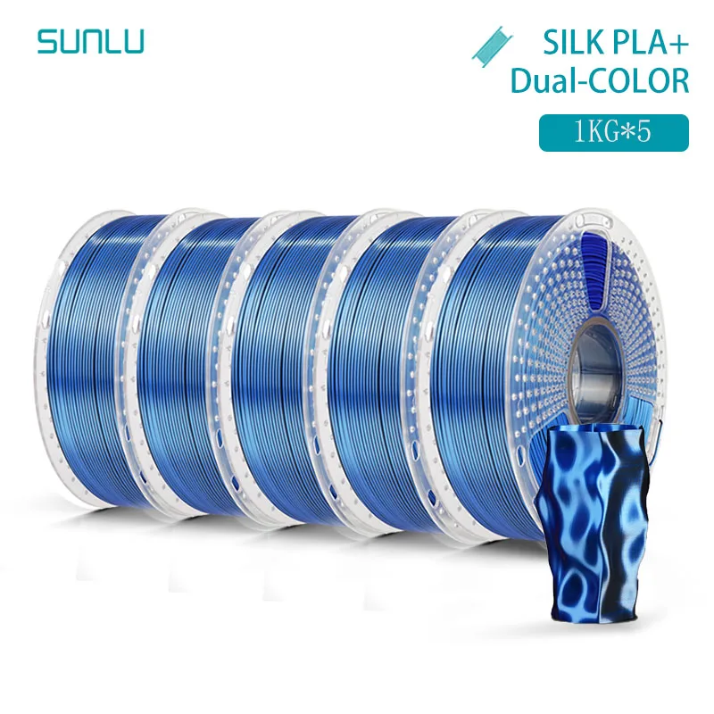 Filament SUNLU PLA  Dwukolorowy Jedwabny (DUAL SILK)