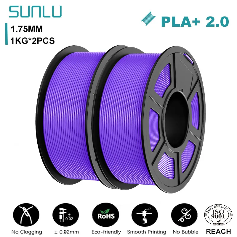 Filament SUNLU PLA Plus Fioletowy (PURPLE)