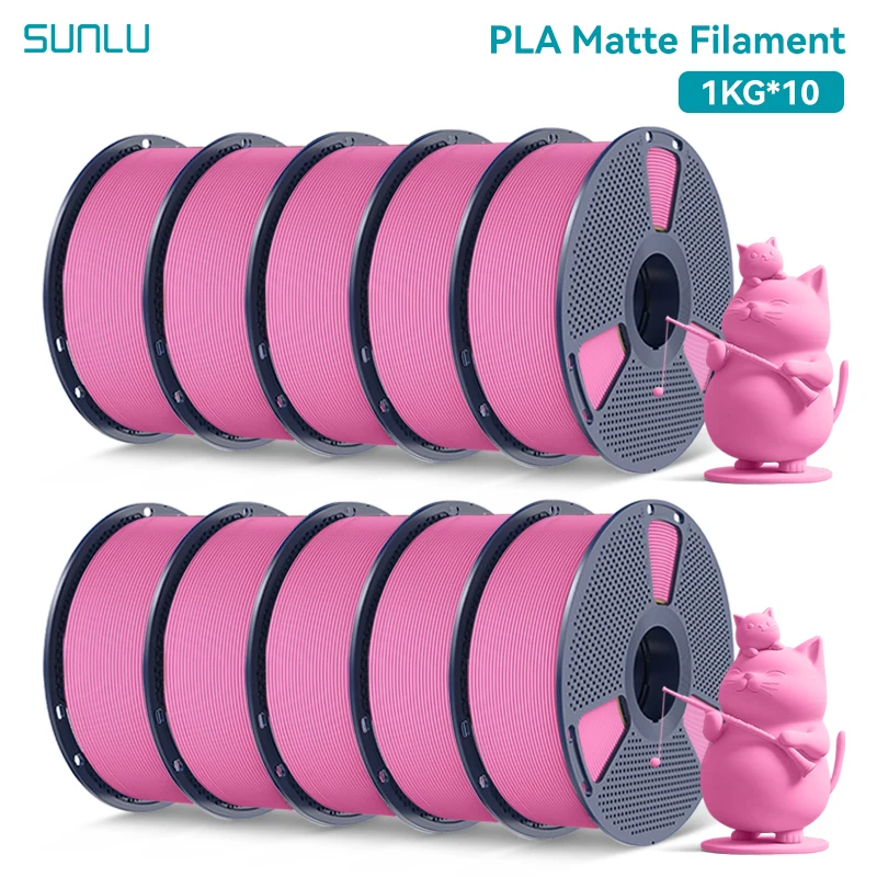 Filament SUNLU PLA Różowy Matowy (PINK MATTE)