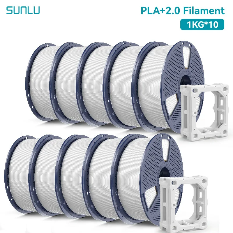 Filament SUNLU PLA Plus Biały (WHITE)