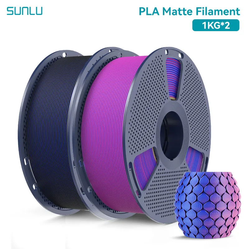 Filament SUNLU PLA  Dwukolorowy Matowy (DUAL MATTE)
