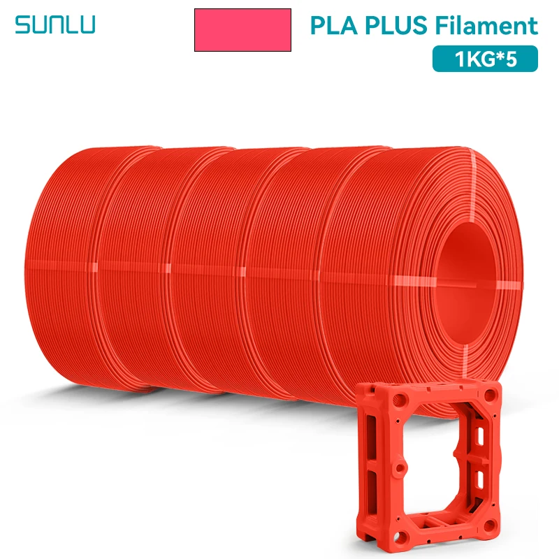 Filament SUNLU PLA Plus Czerwony (RED)