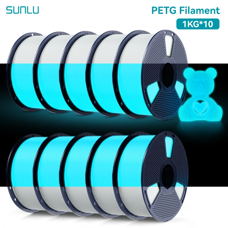 Filament SUNLU PETG Świecący w ciemności (GLOW)