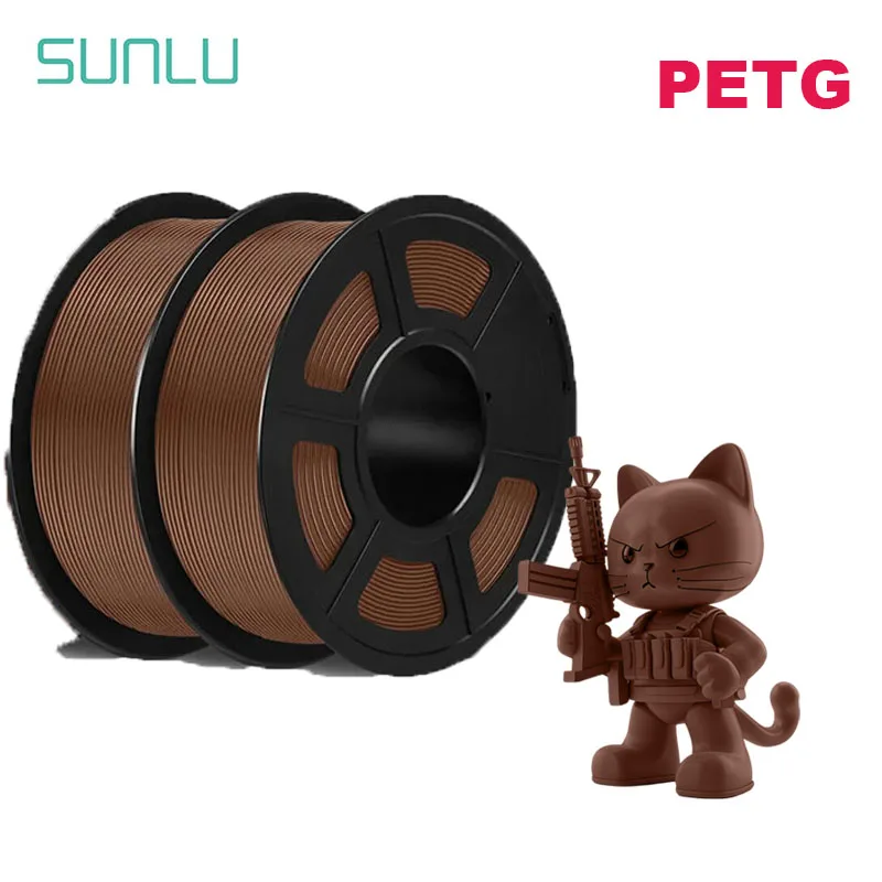 Filament SUNLU PETG Brązowy (BROWN)