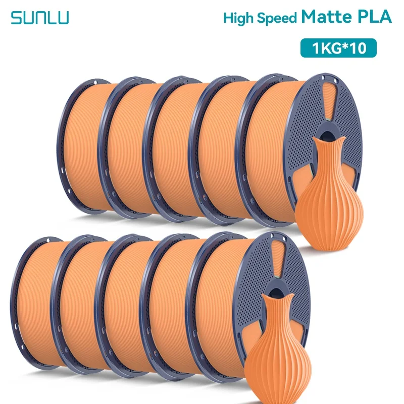 Filament SUNLU PLA High-Speed Pomarańczowy Matowy (ORANGE MATTE)