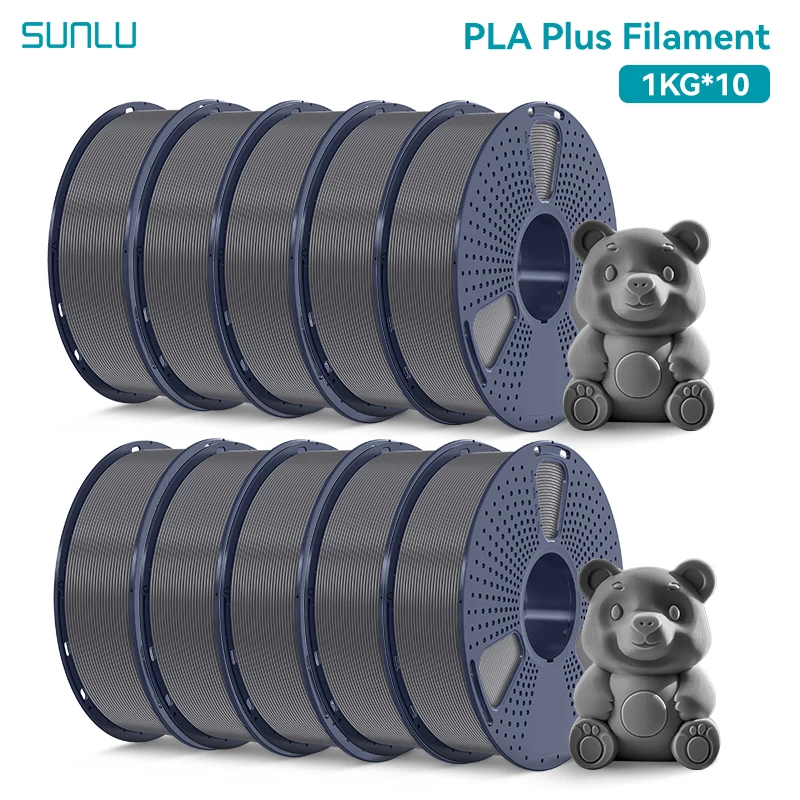 Filament SUNLU PLA Plus Szary (GRAY)