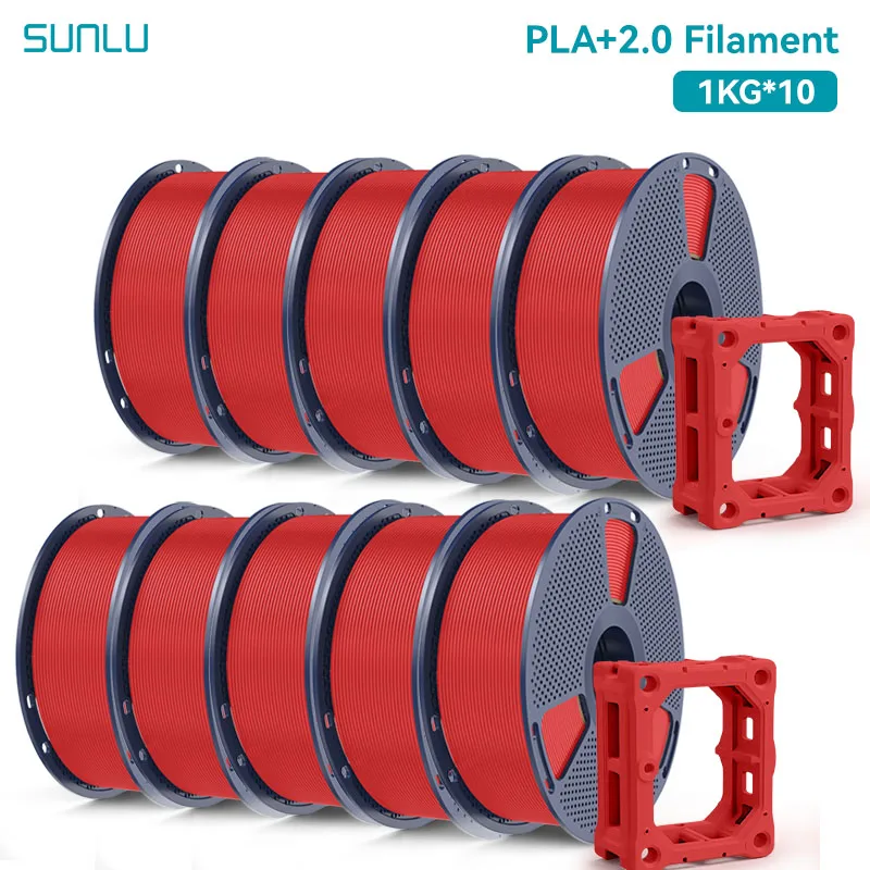 Filament SUNLU PLA Plus Czerwony (RED)