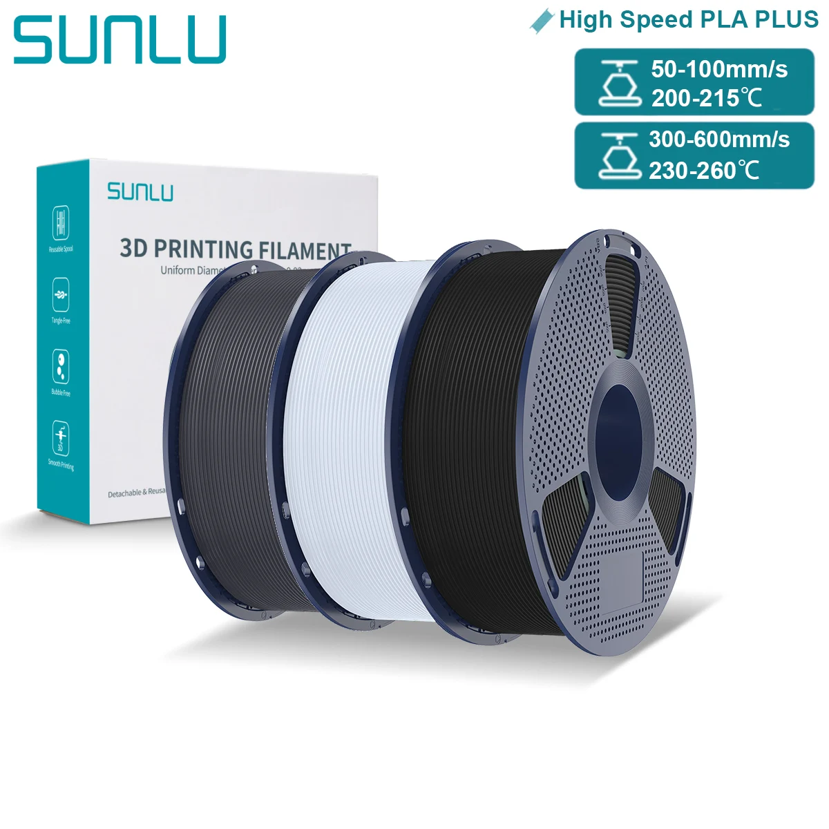 Filament SUNLU PLA Plus High-Speed 