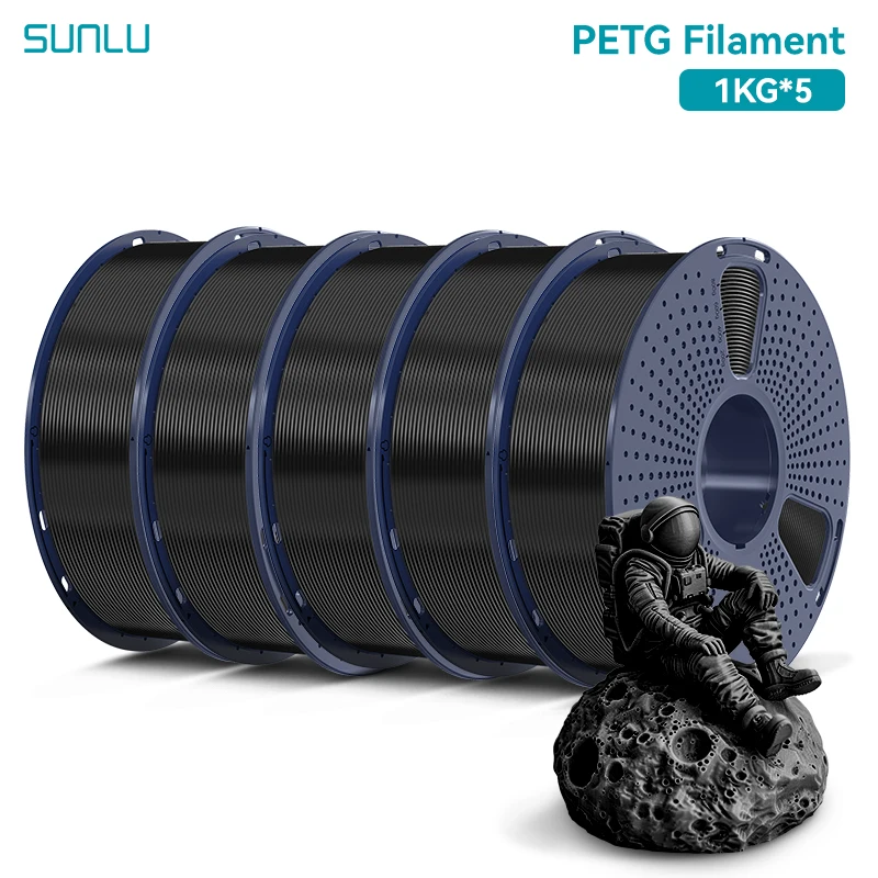 Filament SUNLU PETG Plus Czarny (BLACK)