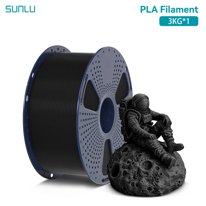 Filament SUNLU PLA Plus Czarny (BLACK)