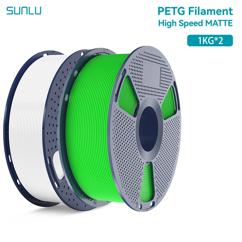 Filament SUNLU PETG High-Speed Biały Matowy (WHITE MATTE)