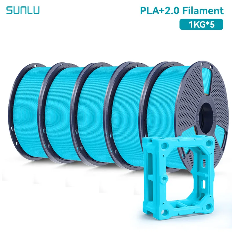 Filament SUNLU PLA Plus Niebieski (BLUE)