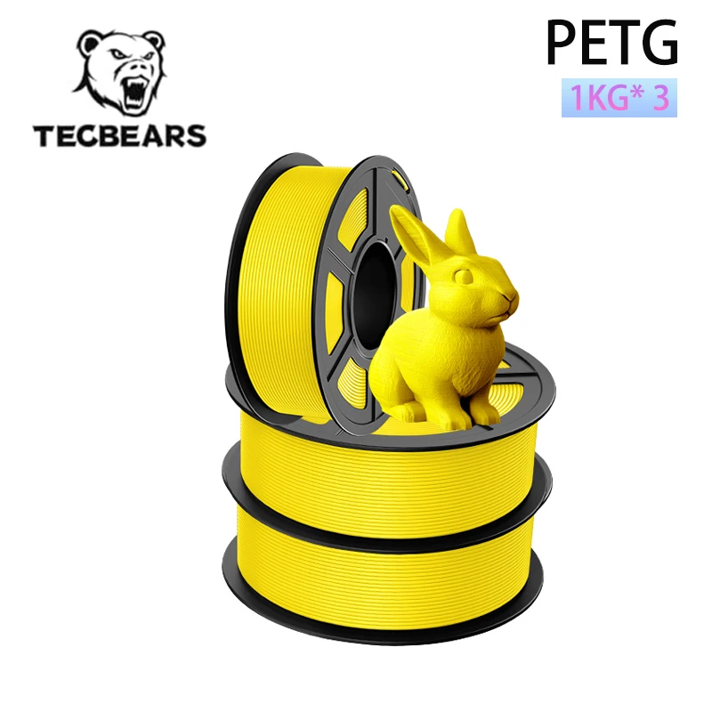 Filament TECBEARS PETG Żółty (YELLOW)