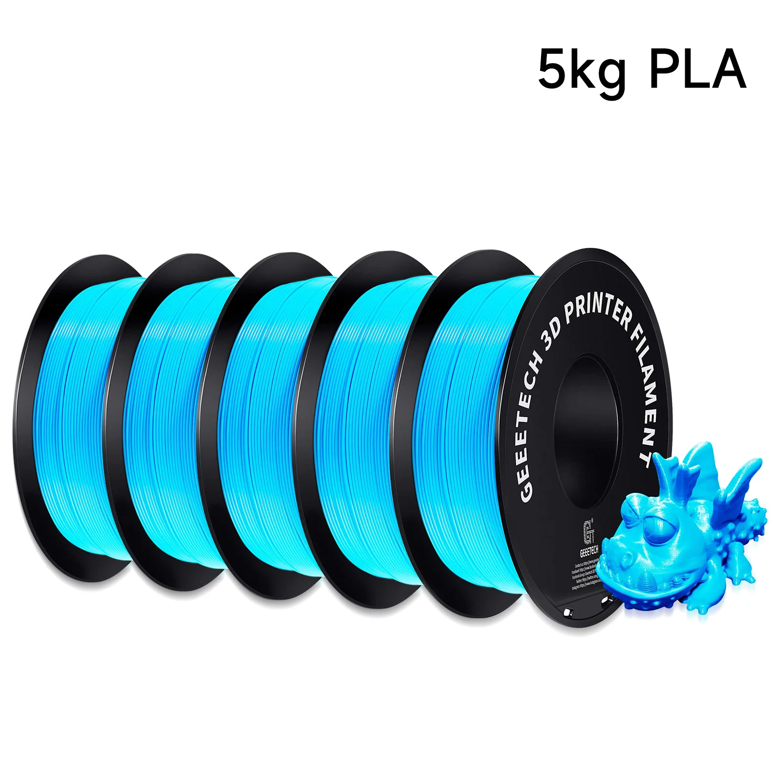 Filament GEEETECH PLA Niebieski (BLUE)
