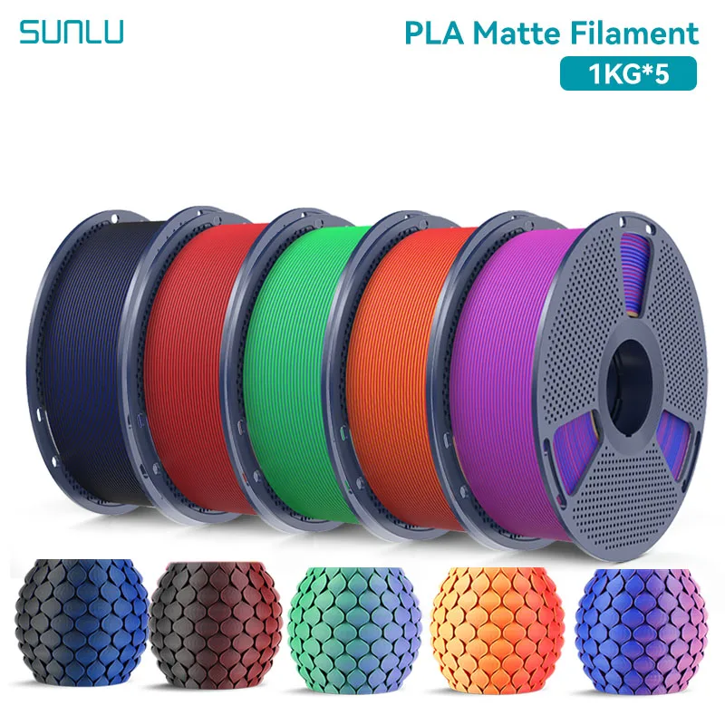 Filament SUNLU PLA Niebieski Dwukolorowy Matowy (BLUE DUAL MATTE)