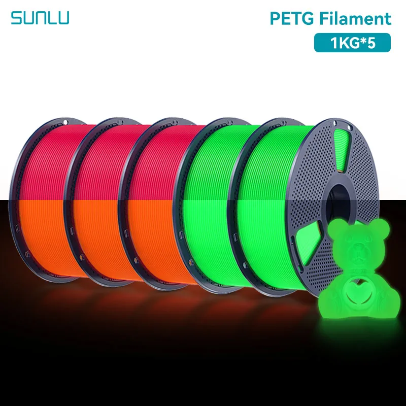 Filament SUNLU PETG Świecący w ciemności (GLOW)