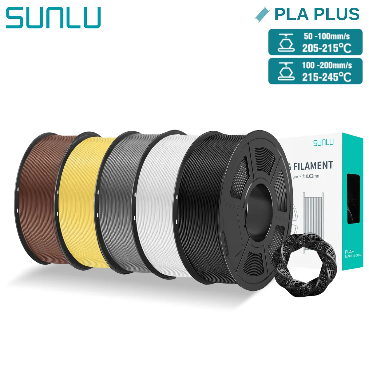 Filament SUNLU PLA Plus 
