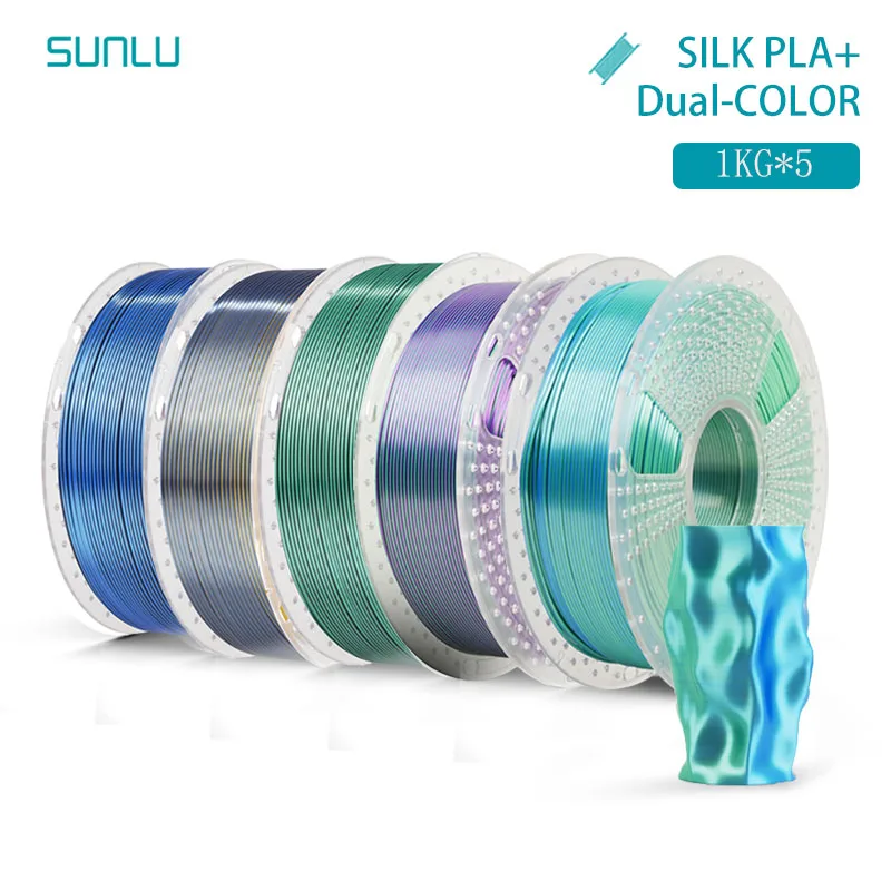 Filament SUNLU PLA  Dwukolorowy Jedwabny (DUAL SILK)