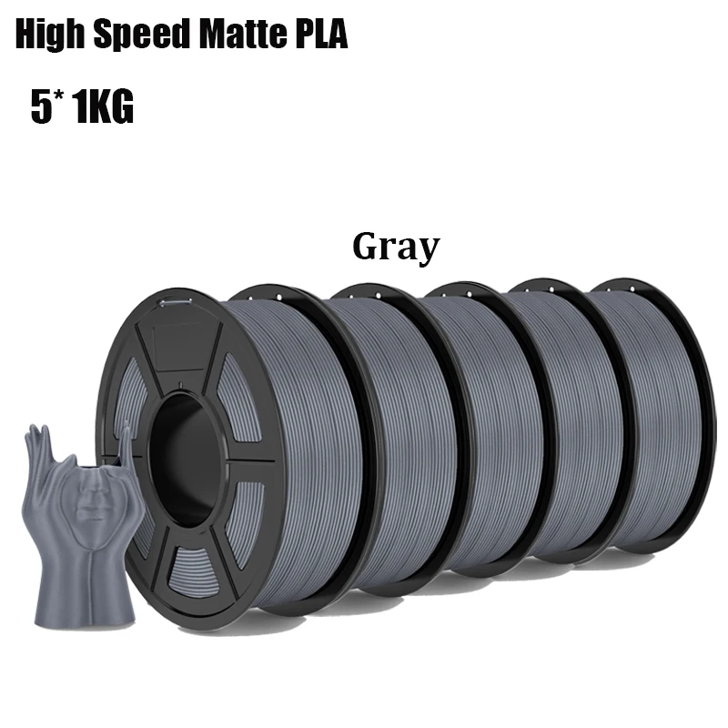 Filament TECBEARS PLA High-Speed Szary (GRAY)