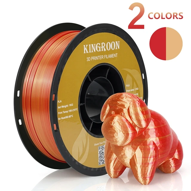 Filament Kingroon PLA  Dwukolorowy Jedwabny (DUAL SILK)