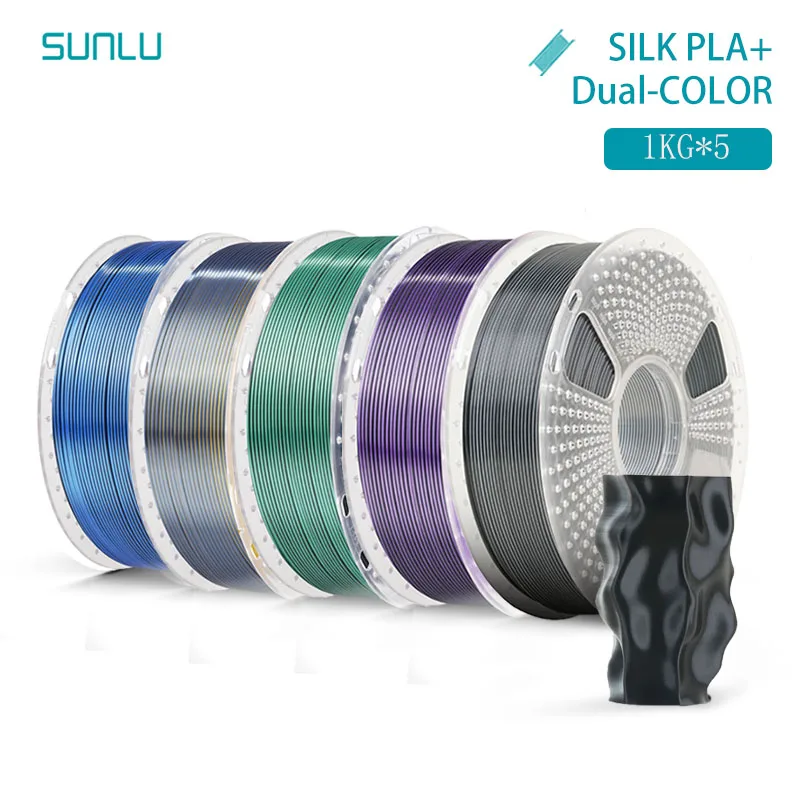 Filament SUNLU PLA  Dwukolorowy Jedwabny (DUAL SILK)