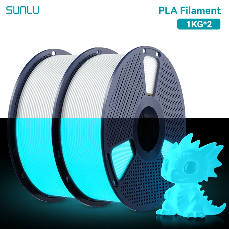 Filament SUNLU PLA  Świecący w ciemności (GLOW)