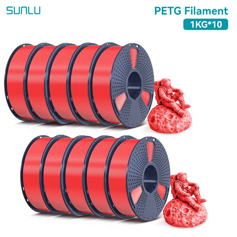 Filament SUNLU PETG Czerwony (RED)