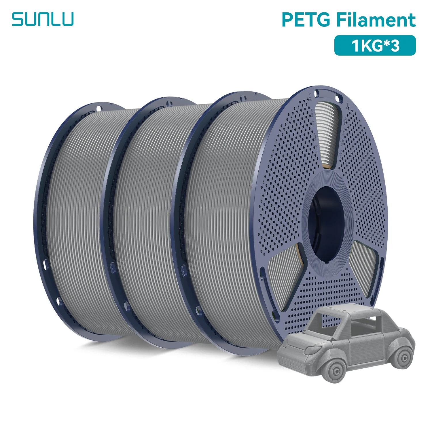 Filament SUNLU PETG Szary (GRAY)