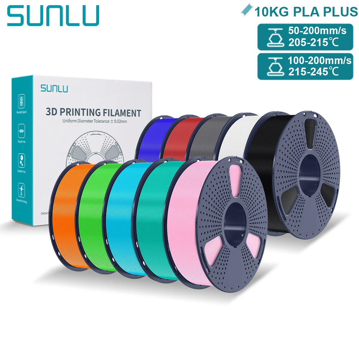 Filament SUNLU PLA Plus 