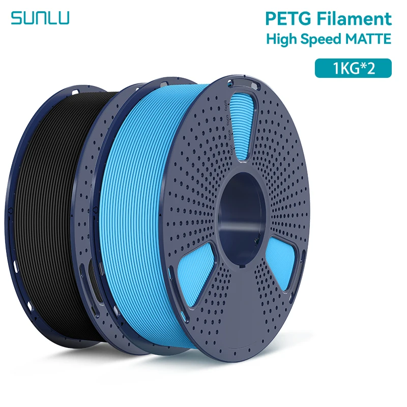 Filament SUNLU PETG High-Speed Czarny Matowy (BLACK MATTE)