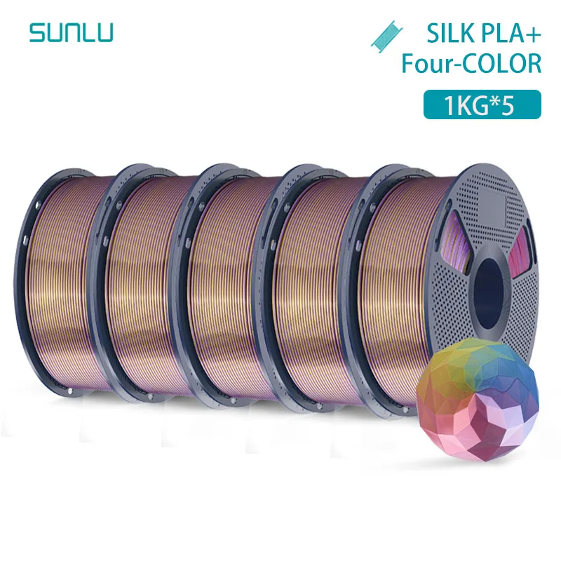 Filament SUNLU PP Niebieski FOUR Jedwabny (BLUE FOUR SILK)