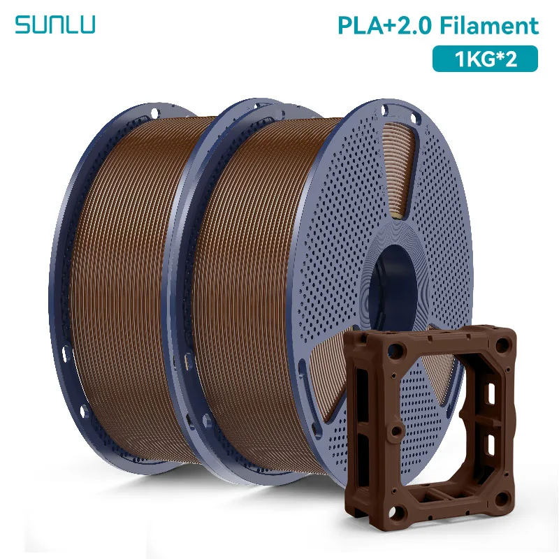 Filament SUNLU PLA Plus Brązowy (BROWN)