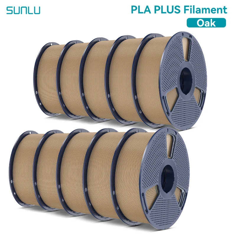 Filament SUNLU PLA Plus Brązowy (BROWN)