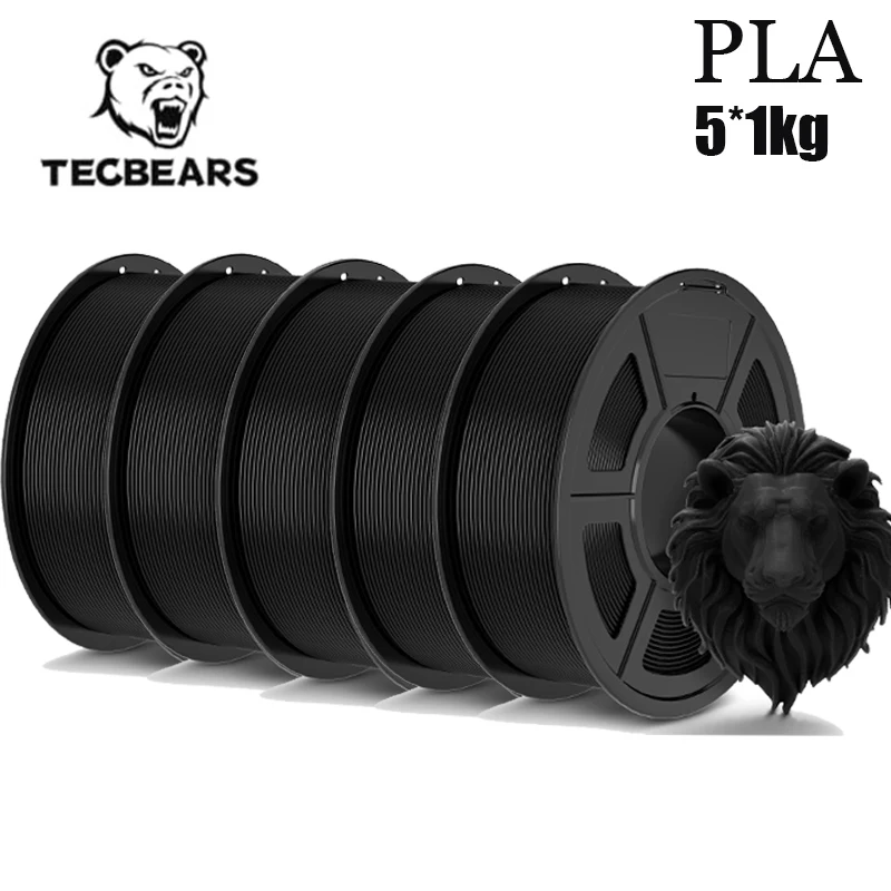Filament TECBEARS PLA High-Speed Czarny (BLACK)
