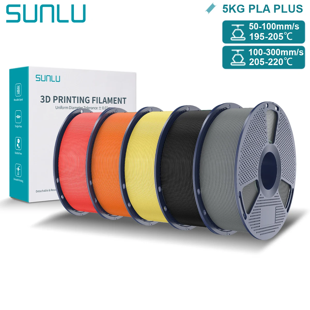 Filament SUNLU PLA Plus 