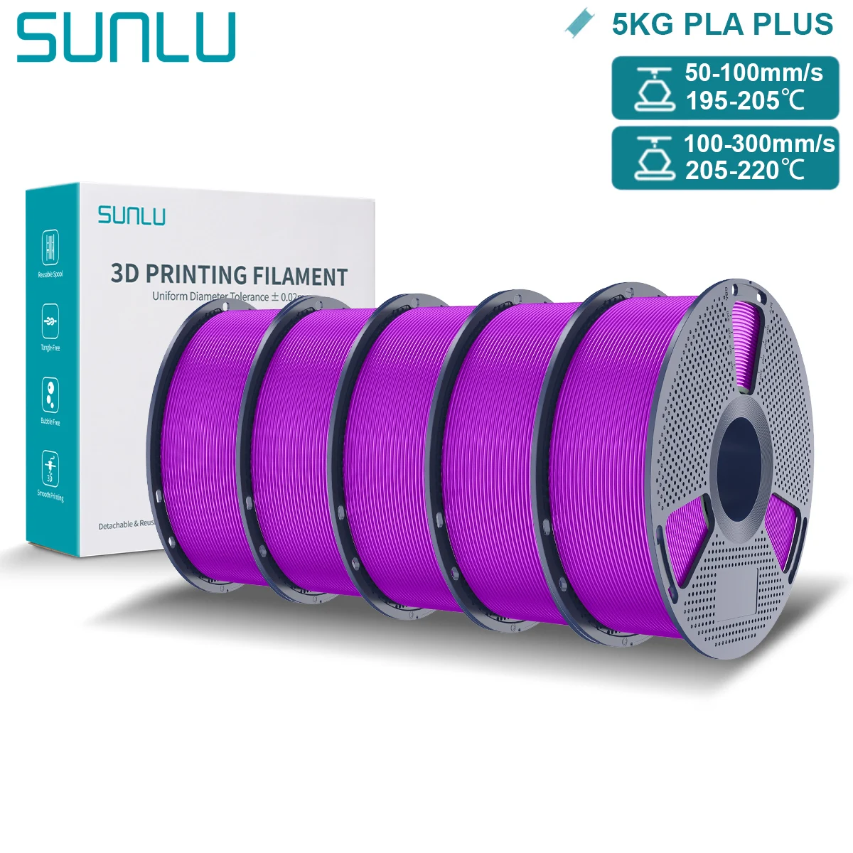 Filament SUNLU PLA Plus High-Speed