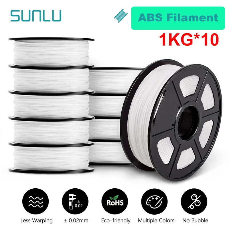 Filament SUNLU ABS Biały (WHITE)