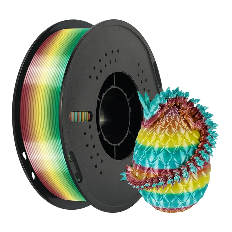 Filament Kingroon PLA  Tęczowy Jedwabny (RAINBOW SILK)