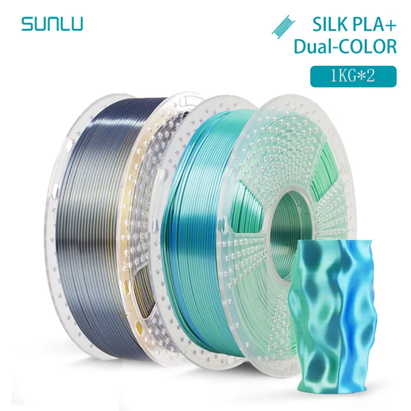 Filament SUNLU PLA  Dwukolorowy Jedwabny (DUAL SILK)