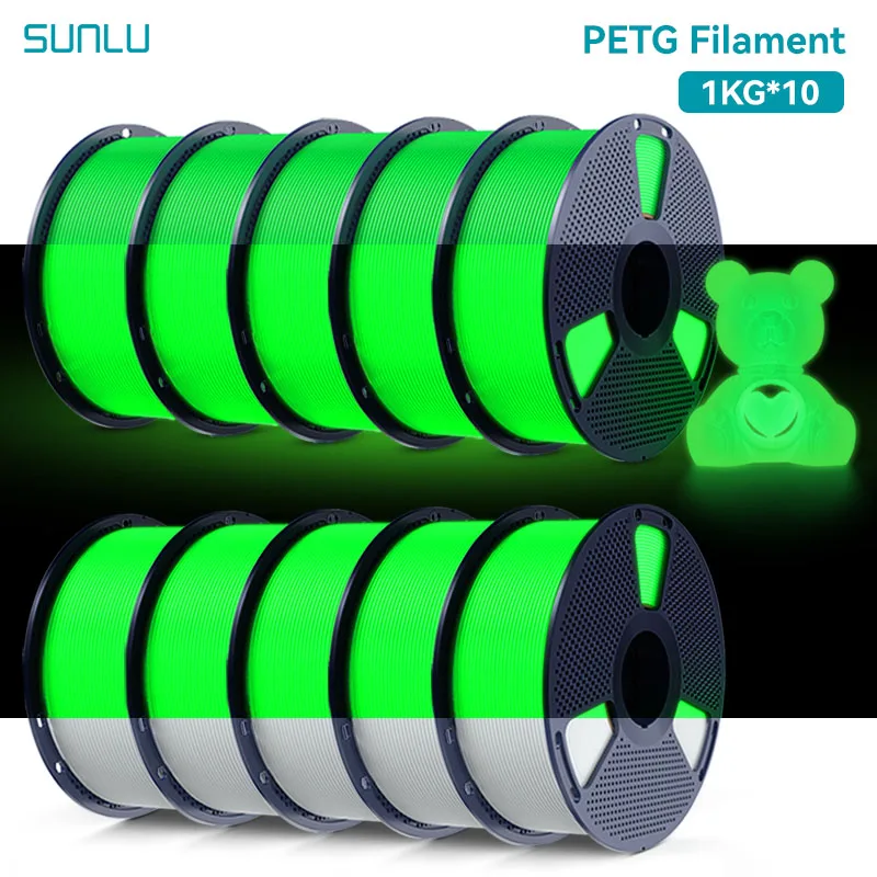 Filament SUNLU PETG Świecący w ciemności (GLOW)