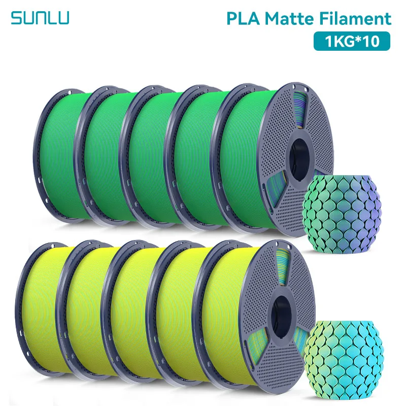 Filament SUNLU PLA  Dwukolorowy Matowy (DUAL MATTE)