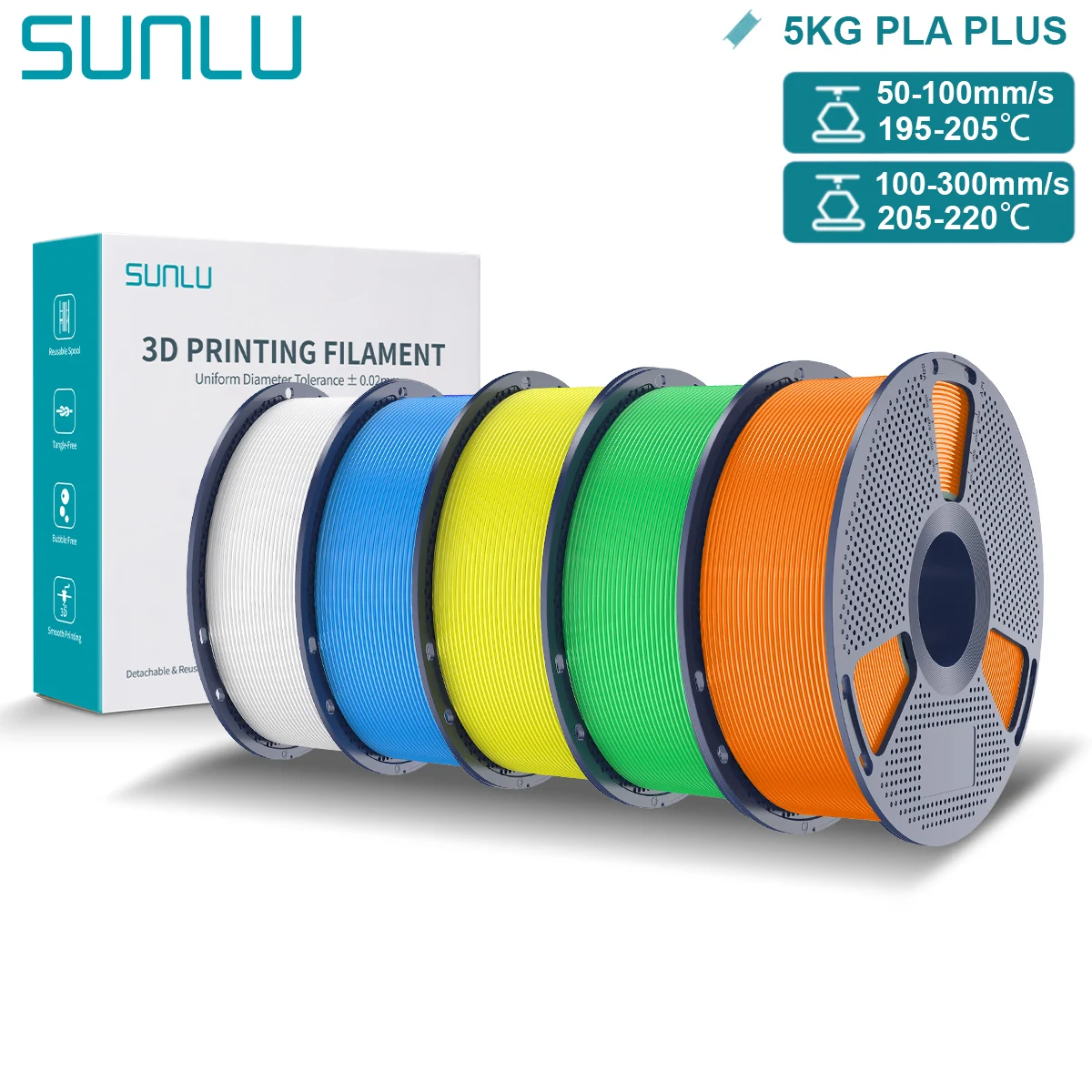 Filament SUNLU PLA Plus 