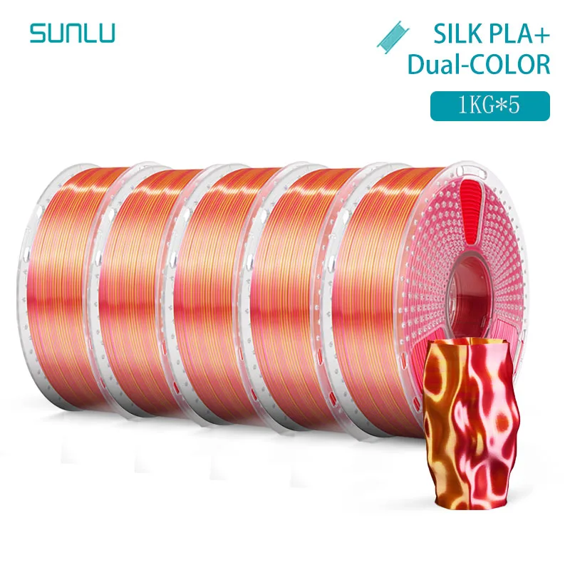 Filament SUNLU PLA  Dwukolorowy Jedwabny (DUAL SILK)